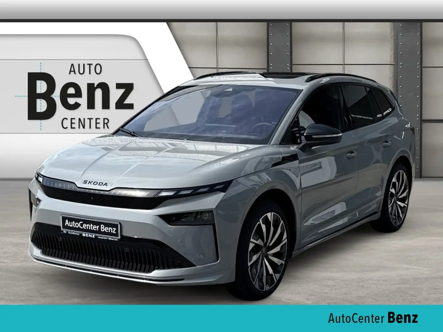 Skoda Enyaq 85 x Sportline AHK*STNDHZ*ACC*PANO*SHZ*APP Klima Grau - 1