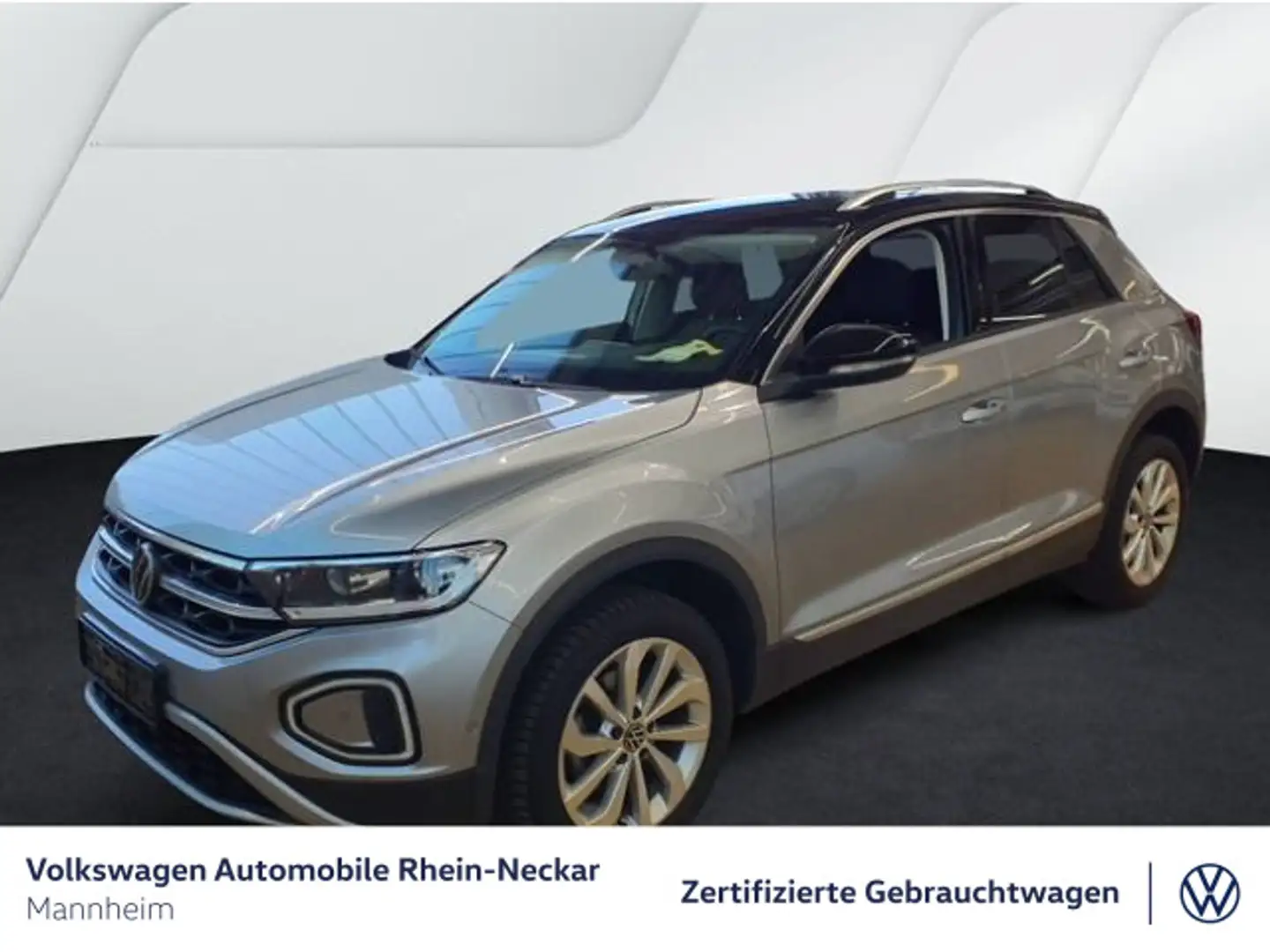 Volkswagen T-Roc 1.5 TSI Style DSG Navi AHK LED uvm Silver - 2