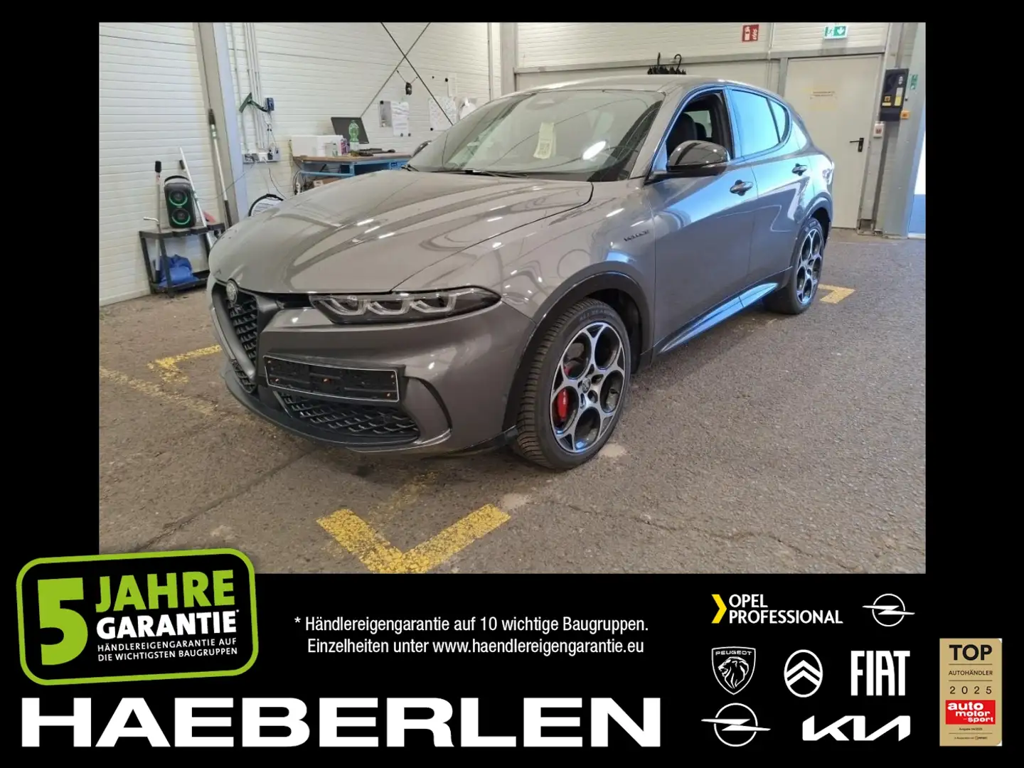 Alfa Romeo Tonale 1.5 Veloce Leder+LED+Navi+SHZ+2xKlima+Kam. Grijs - 1
