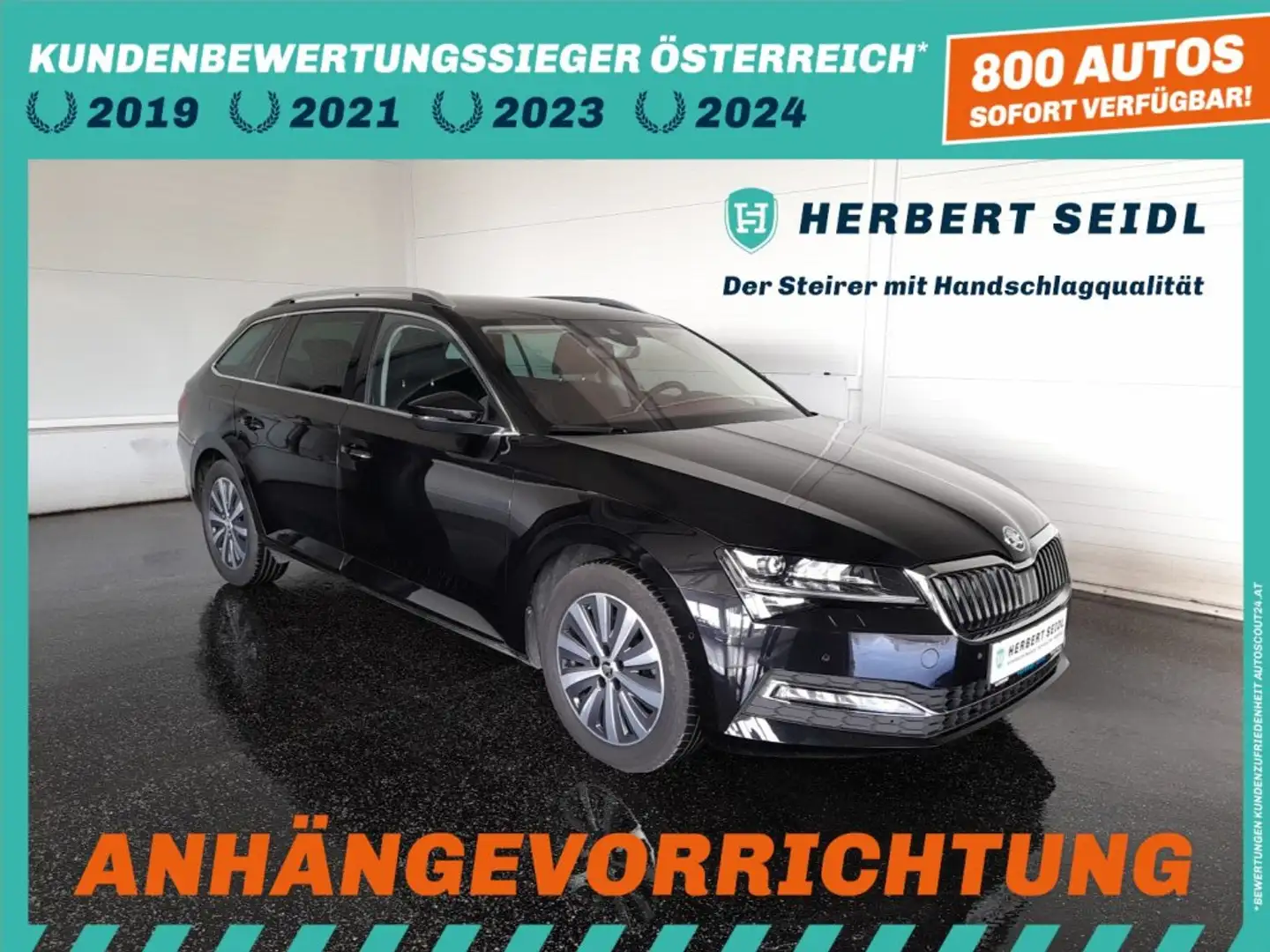 Skoda Superb Combi STYLE 2,0 TDI DSG *MATRIX-LED / VIRTUELL / NAVI / AHV & KAMERA / ACC / MEMORY SPORTSITZE / E-KLAPPE / KEYLESS* Schwarz - 1