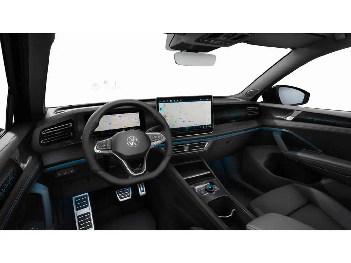 Volkswagen Tiguan 2.0 TDI 4M R-Line Navi,Matrix,AHK,HUD Schwarz - 2