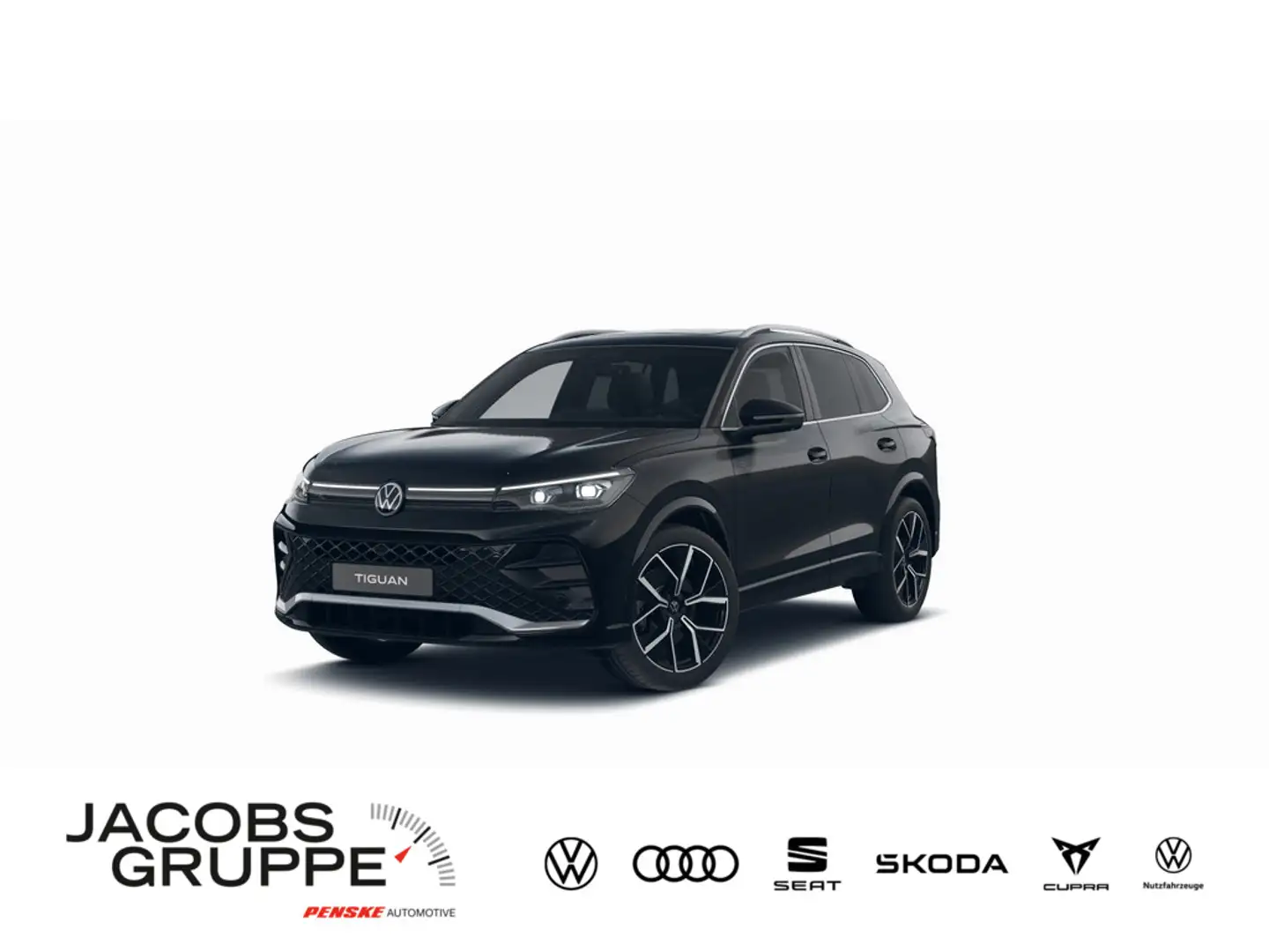 Volkswagen Tiguan 2.0 TDI 4M R-Line Navi,Matrix,AHK,HUD Schwarz - 1