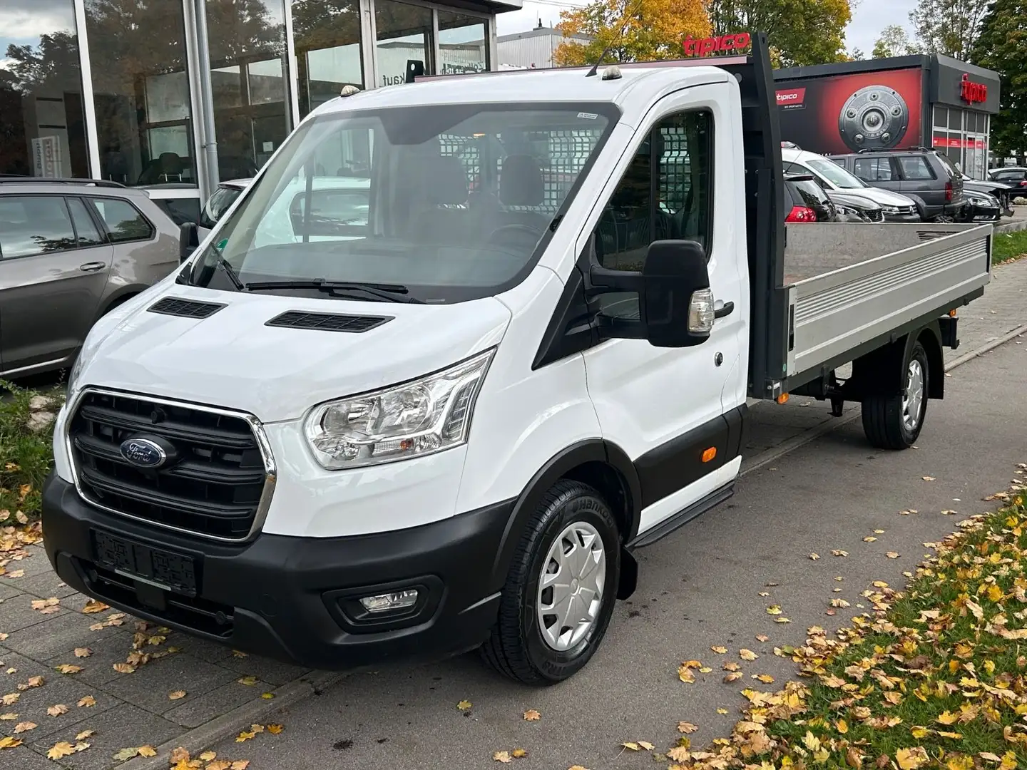 Ford Transit Pritsche 350 L3 AHK 2.5t 27´km 1. Hand Weiß - 1