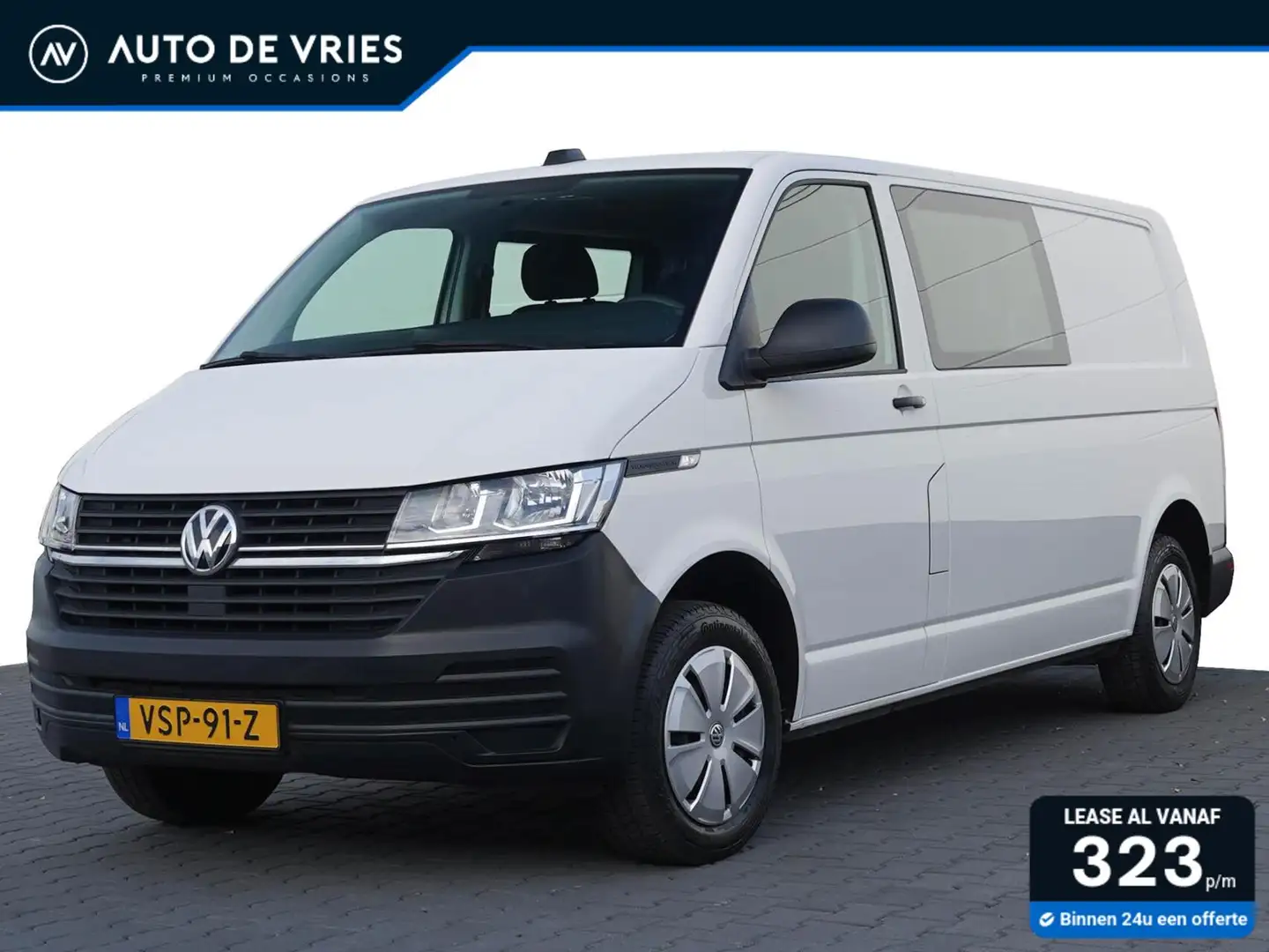 Volkswagen T6.1 Transporter 2.0 TDI L2H1 Dubbel Cabine Economy Business | Airc Blanc - 1