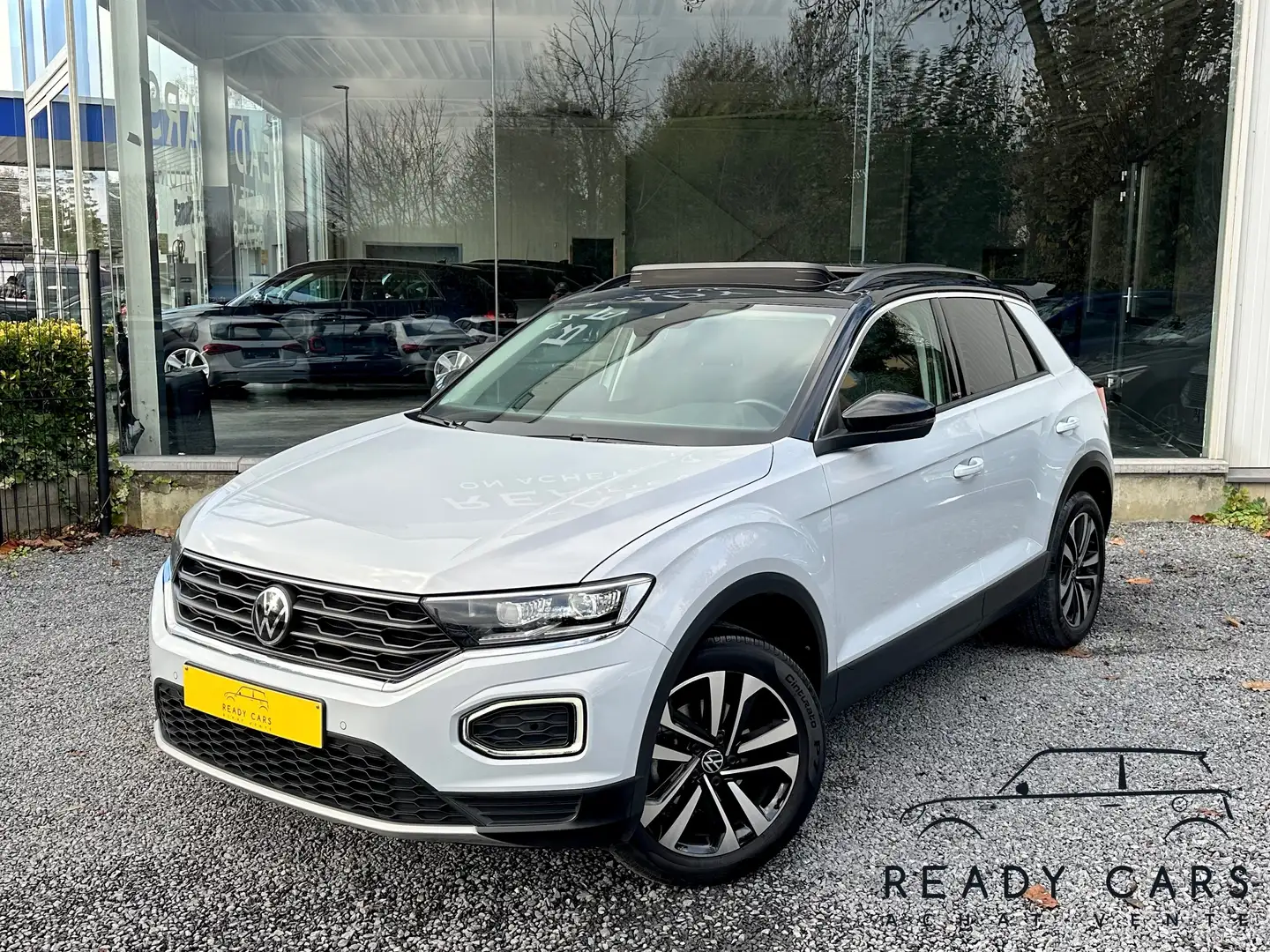 Volkswagen T-Roc 1.0 TSI*TOIT PANO*LED*1ER PROP*CARNET FULL*GARNTIE Gris - 1