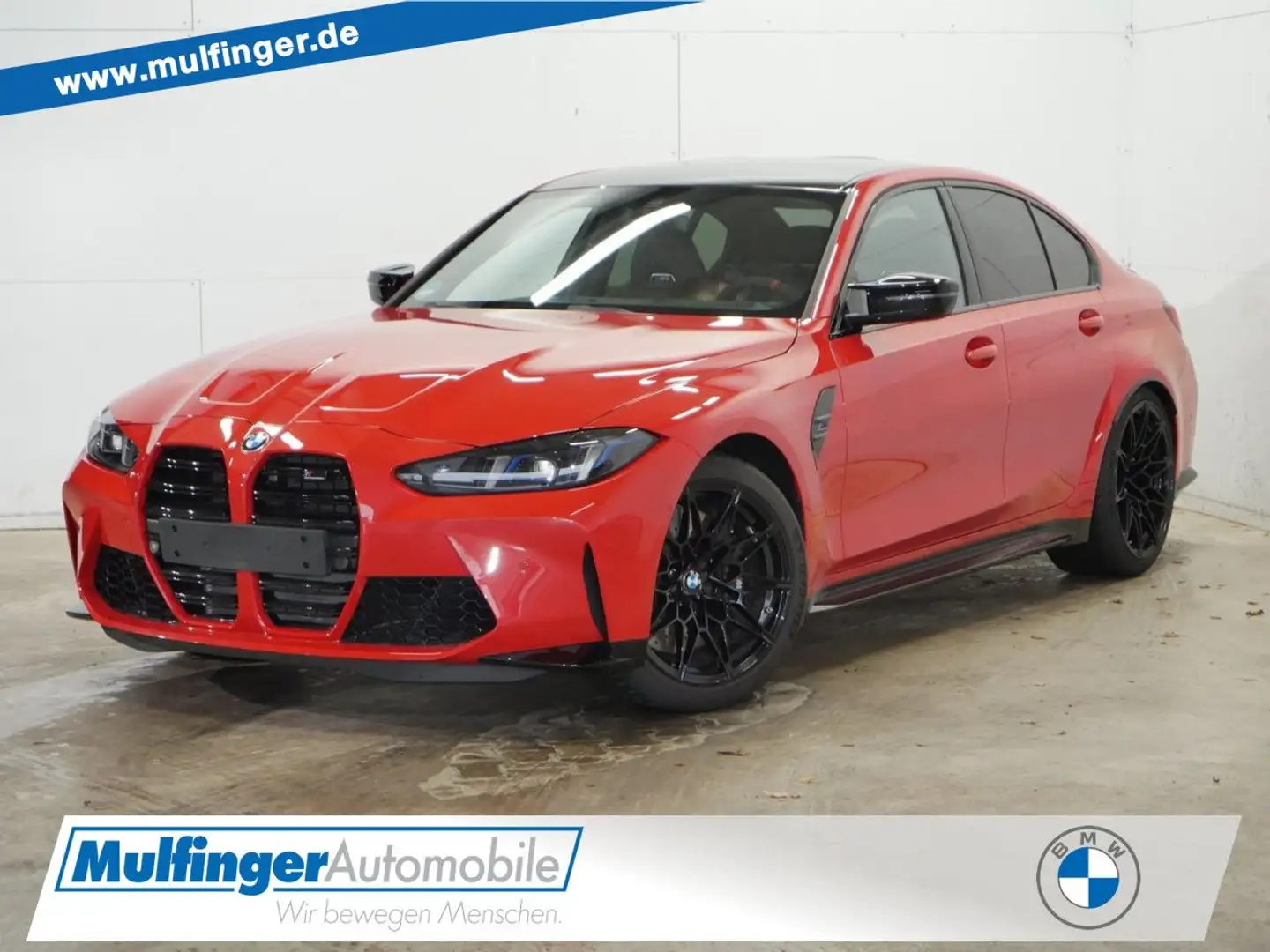 BMW M3 Comp.xDr.AlcLenkr.Compound Sitzbel.Carbond. HUD Rot - 1