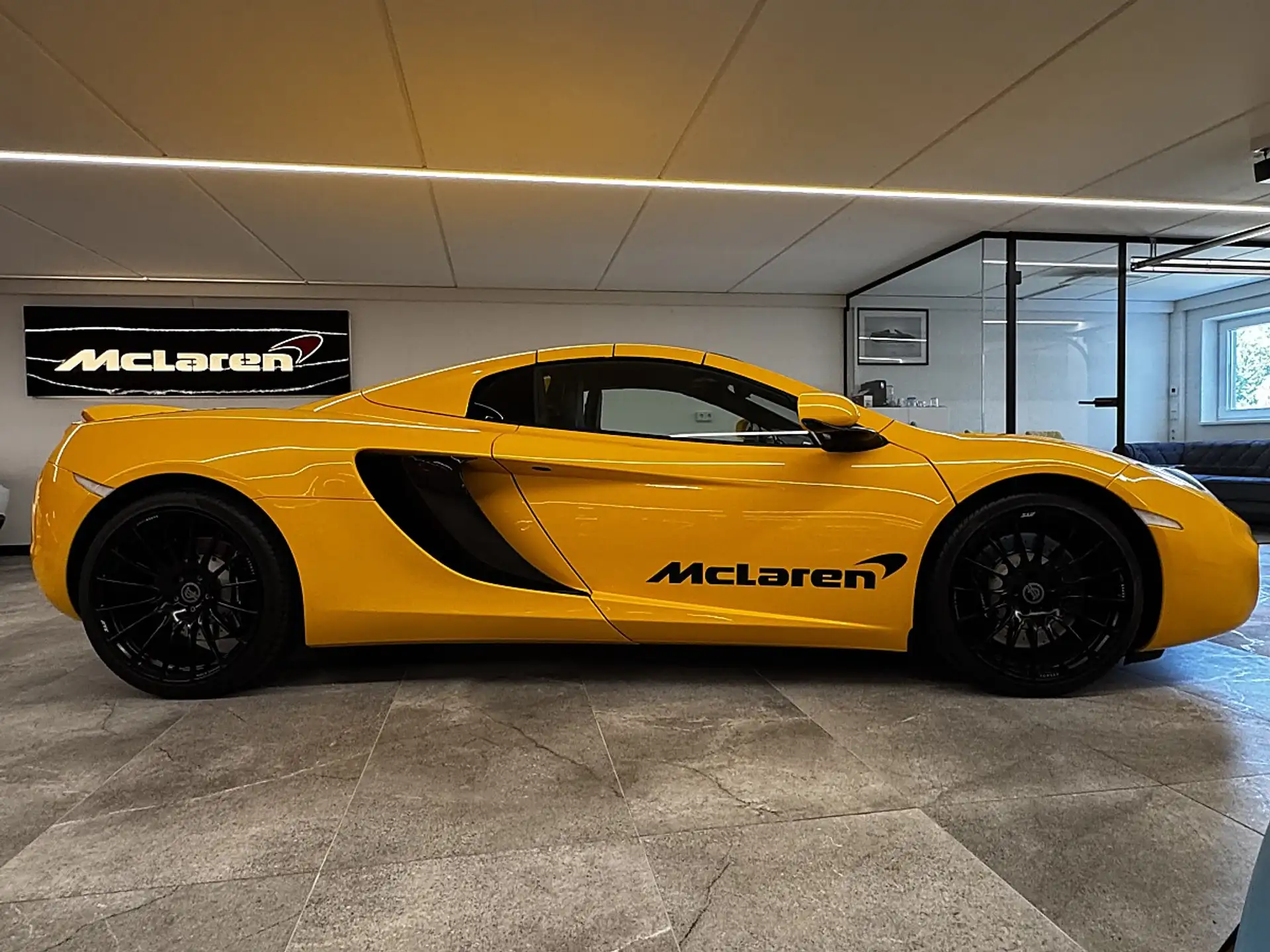 맥라렌 MP4-12C 12 C Spider 2013 노랑 사진 5