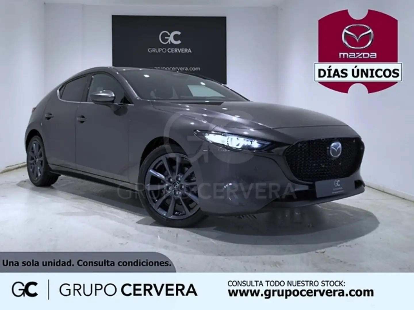 Mazda 3 2.5 e-Skyactiv-G Exclusive-line Aut. 103kW Gris - 1