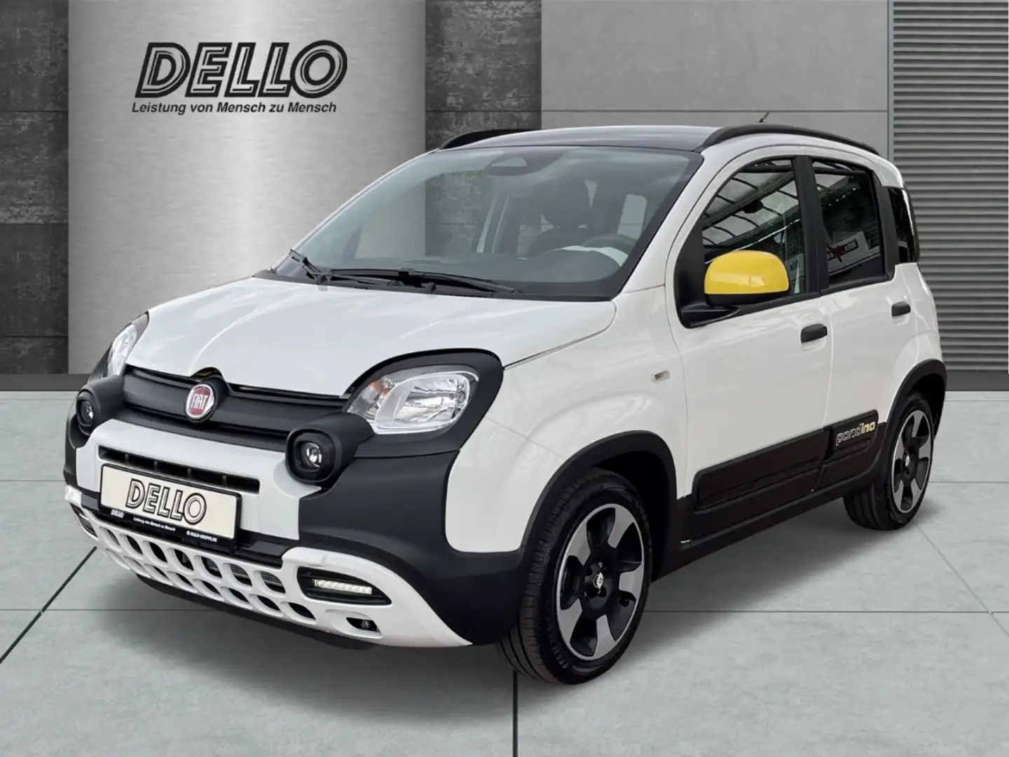 Fiat Panda Pandina Cross Hybrid Klima ZV Nebel Parkhilfe Weiß - 1