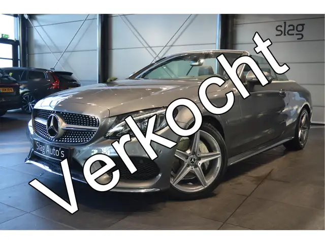 Mercedes-Benz C 200 Cabrio AMG Line navi clima camera trekhaak !!
