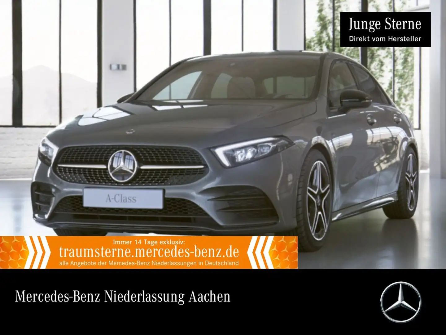 Mercedes-Benz A 250 e Lim EDITION 2020+AMG+NIGHT+LED+8G Grau - 1
