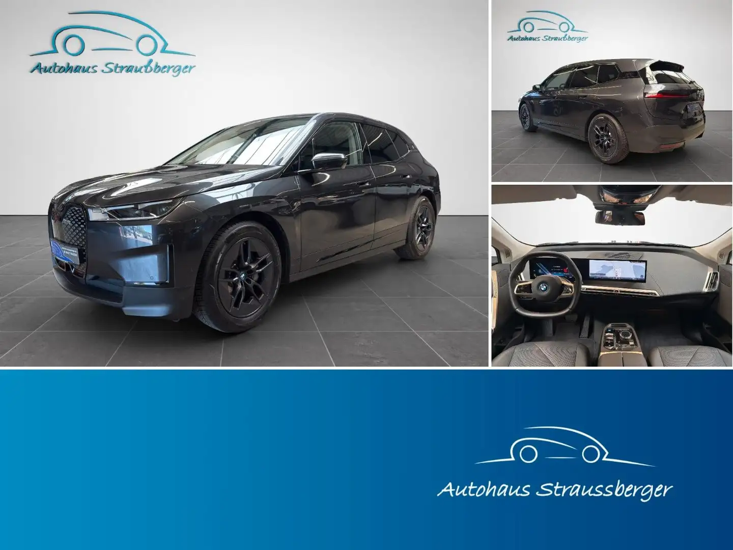 BMW iX 40 xDrive MFL KZU QI SHZ LED KAMERA 4Z Šedá - 1