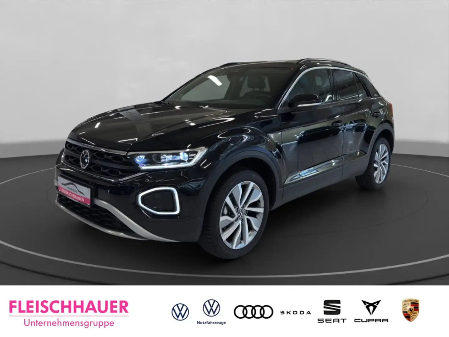 Volkswagen T-Roc Goal 1.5 TSI Navi+LED+VC+Kamera+ACC+App-connect Schwarz - 1