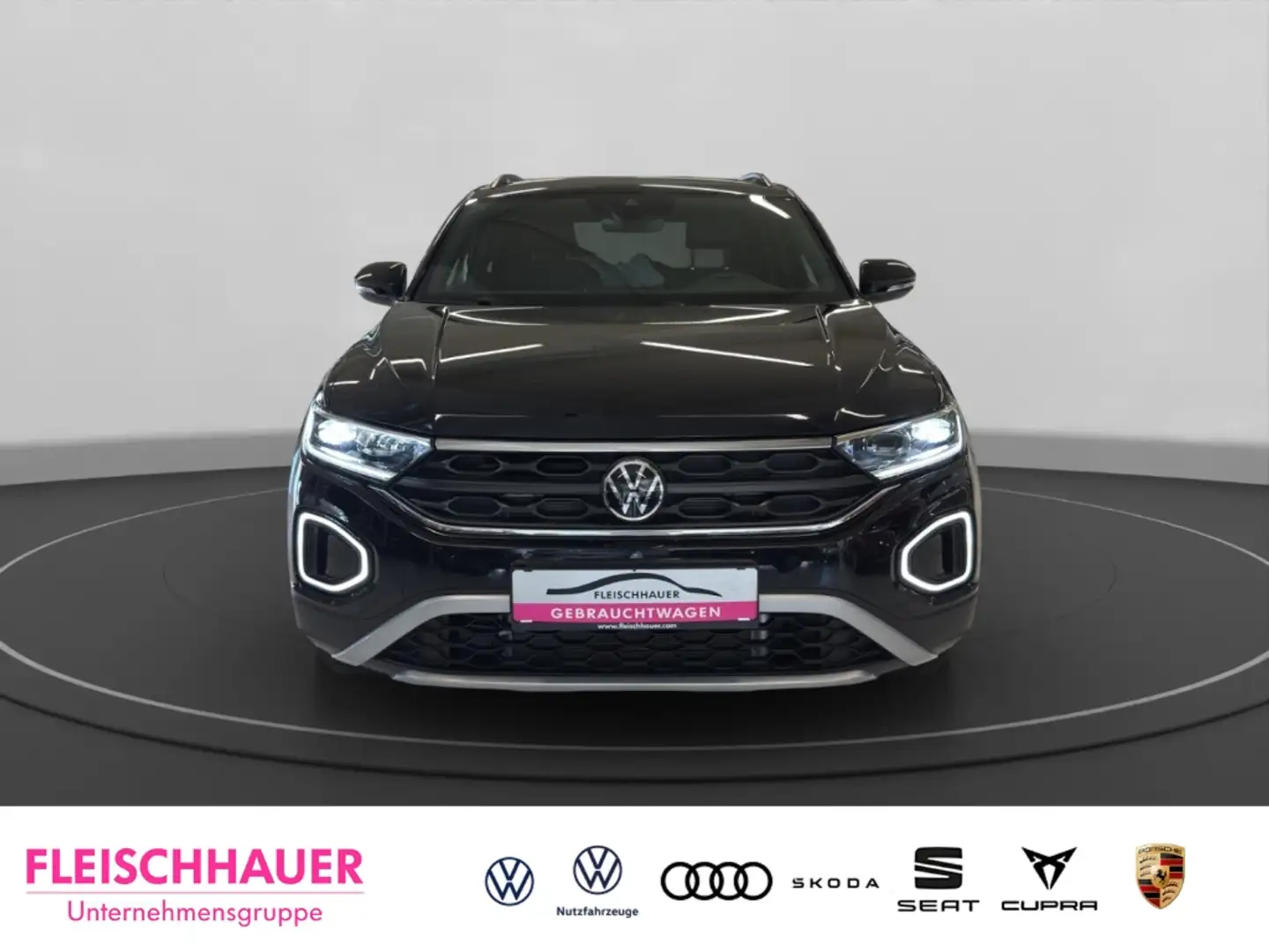 Volkswagen T-Roc Goal 1.5 TSI Navi+LED+VC+Kamera+ACC+App-connect Schwarz - 2