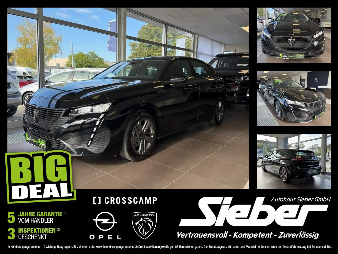 Peugeot 308 1.2 PureTech 130 Active Pack Klima*Tempomat Nero - 1