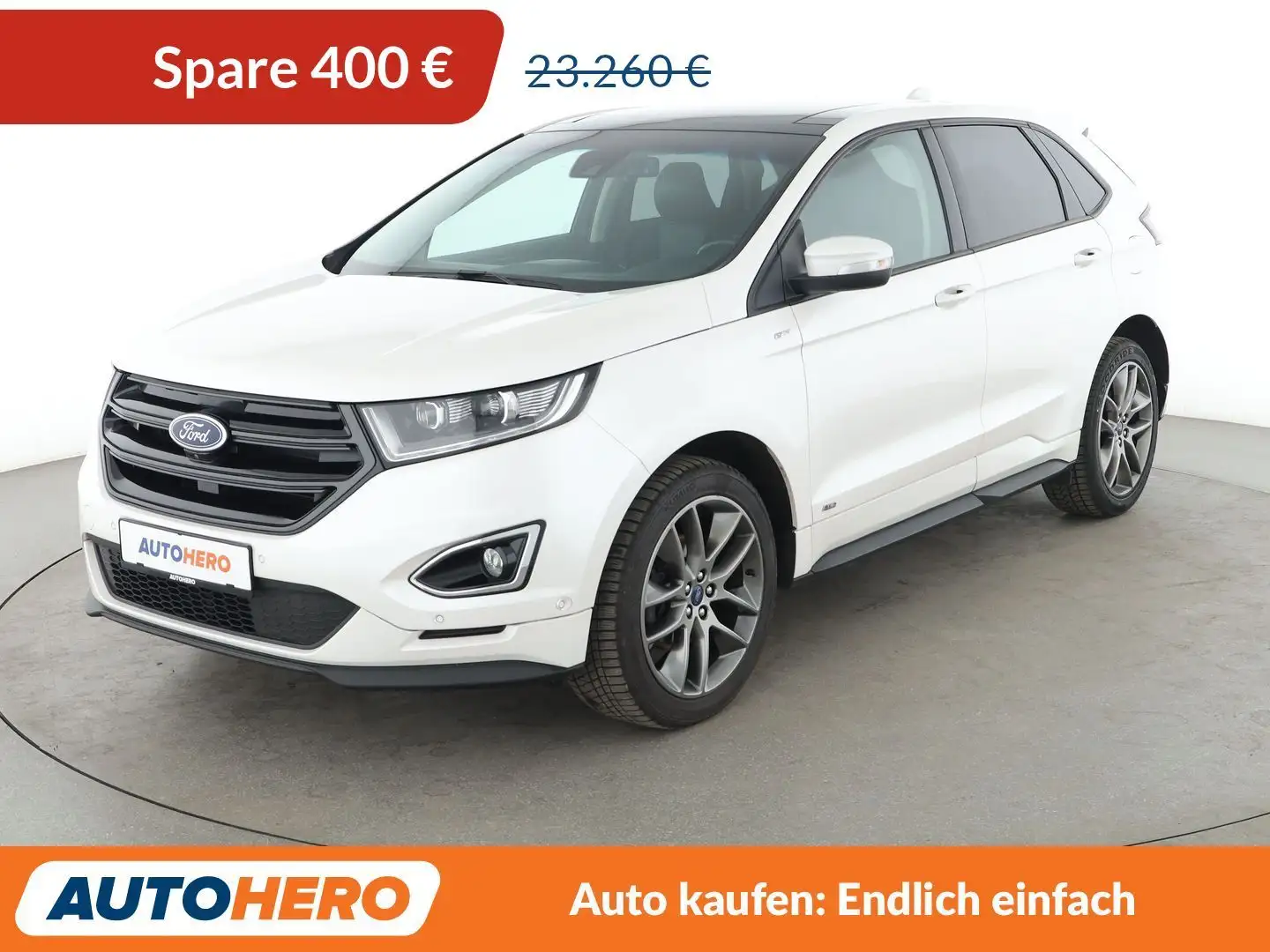 Ford Edge 2.0 TDCi Bi-Turbo ST-Line 4x4 Aut.*LED*ACC*CAM*PDC Blanc - 1
