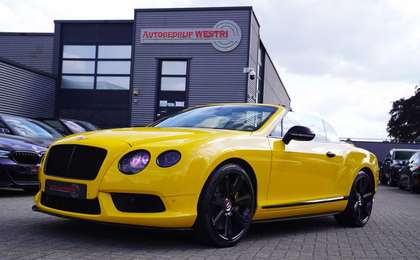 Bentley Continental GTC 4.0 V8S | Luxe leder met ruitmotief | MONACO YELLO