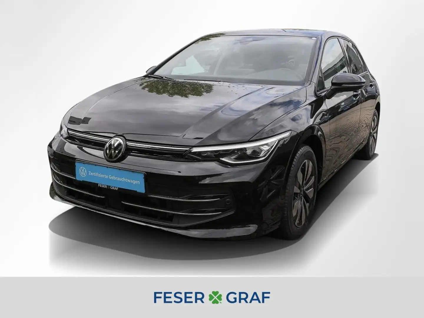 Volkswagen Golf 8 1.5 TSI Goal ACC AHK LED Navi PDC Sitzh. Noir - 1