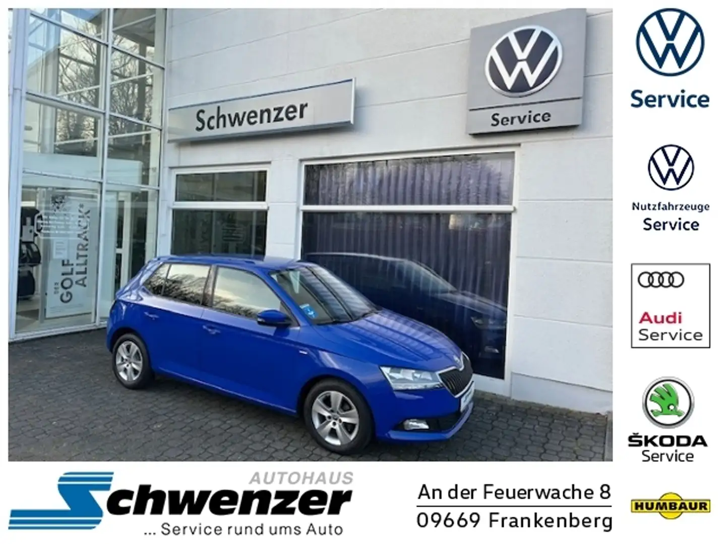 Skoda Fabia Ambition SHZ GRA PDC hi. KLIMA ALU Azul - 1