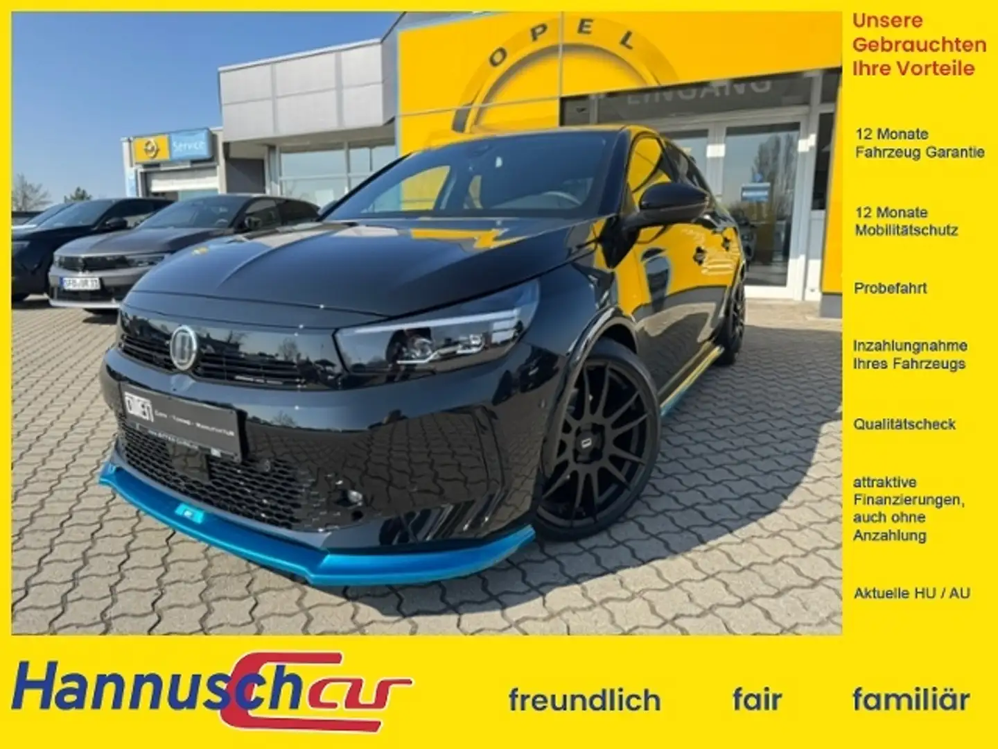 Opel Corsa F GS Schwarz - 1