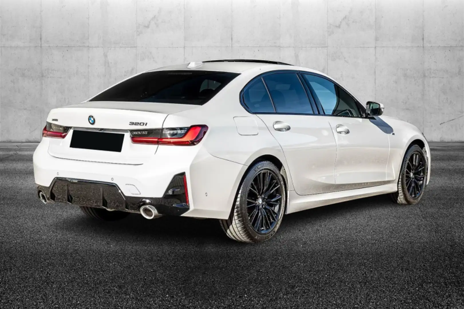 BMW 320 i xDrive Msport Blanc - 2