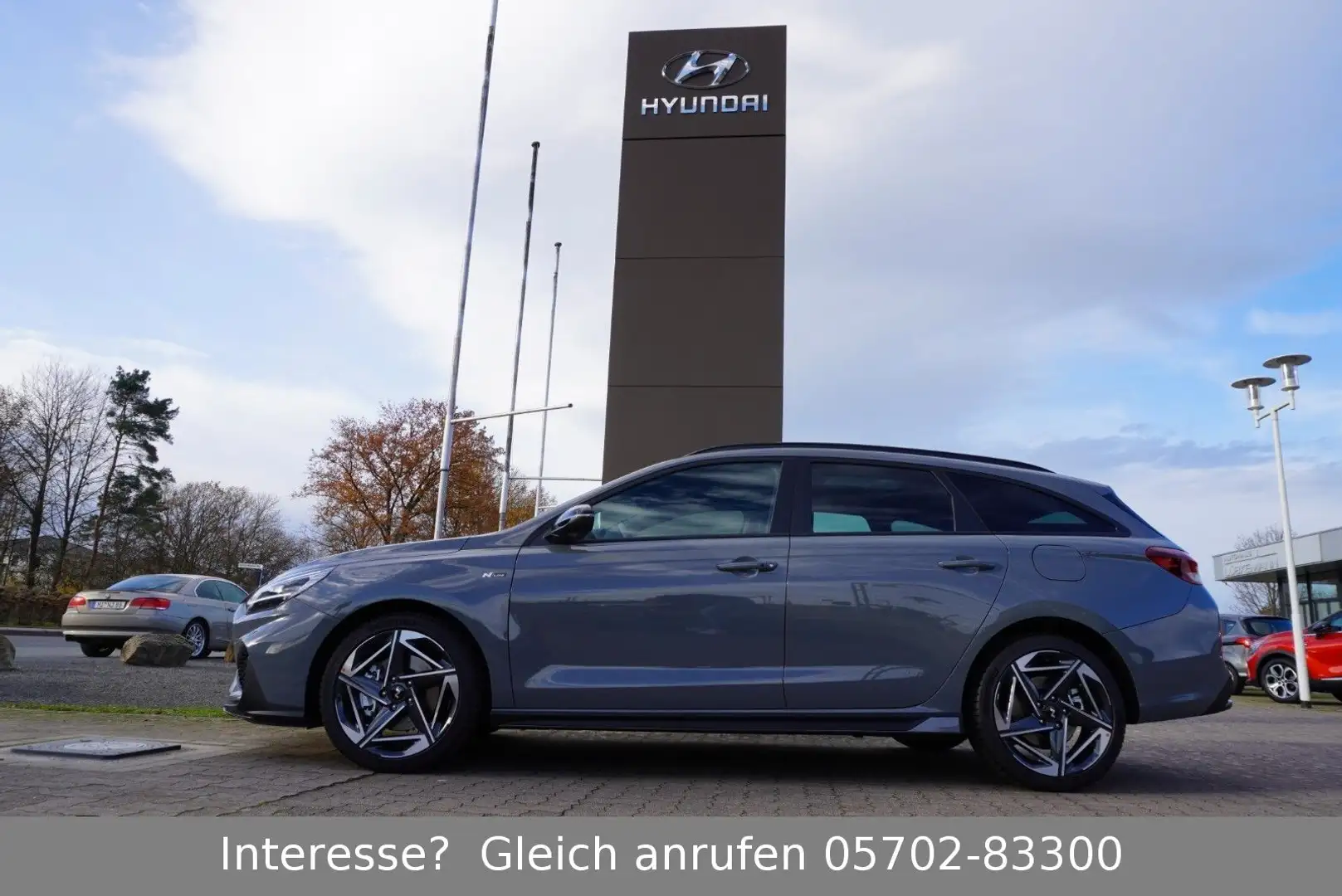 Hyundai i30 Kombi 1.5 T-GDI 48V-MH N Line DCT *PANO+SITZ Gris - 2