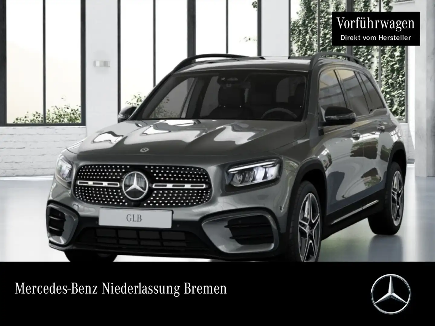 Mercedes-Benz GLB 200 AMG+NIGHT+PANO+360°+AHK+LED+19"+TOTW+7G Gris - 1