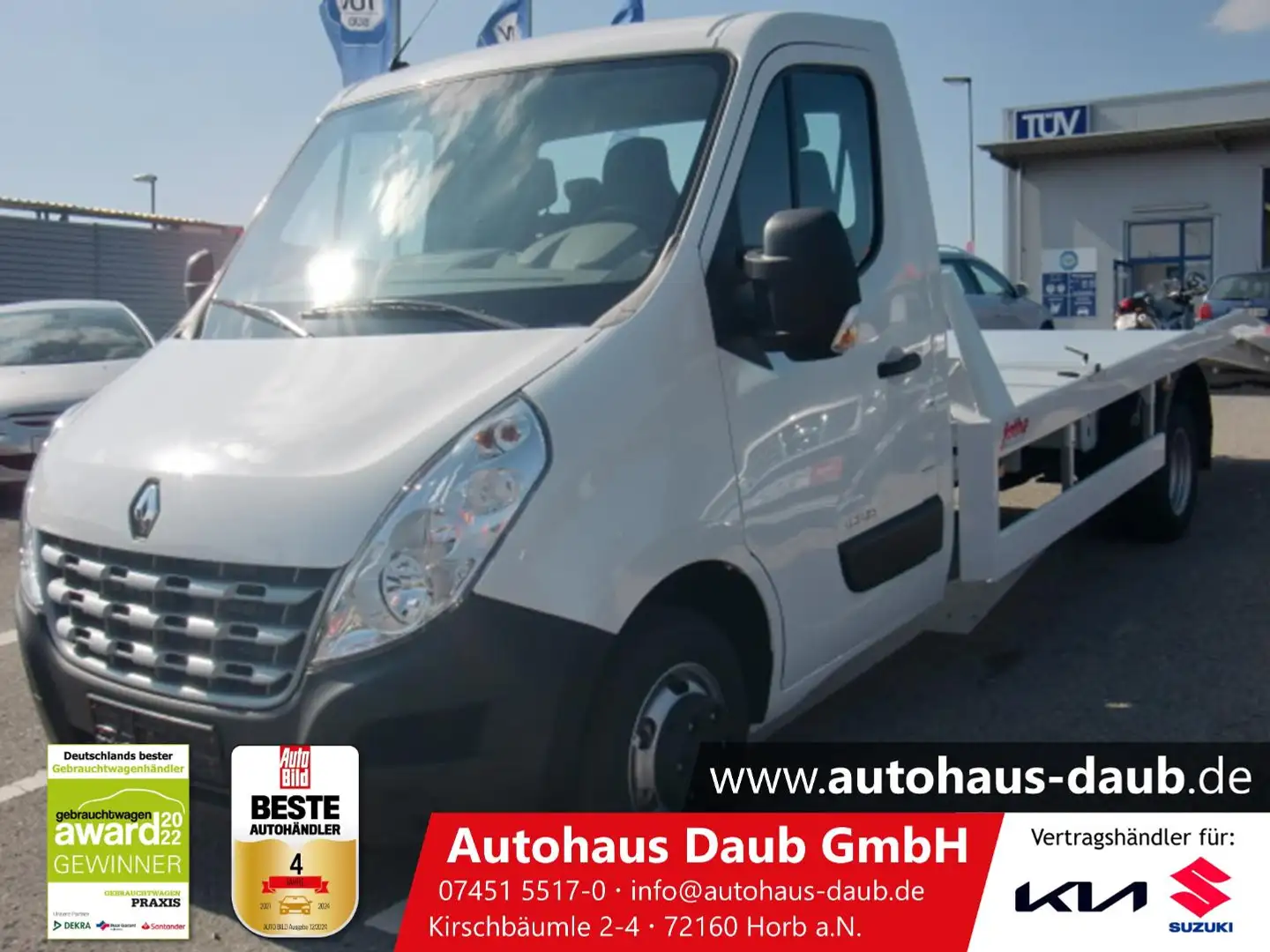 Renault Master dCi 150 ABSCHLEPPWAGEN 4,5t L4H1 + NAVI! Weiß - 2