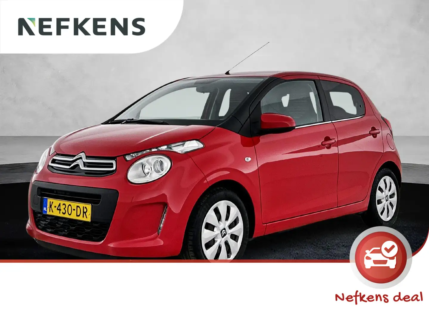 Citroen C1 Feel 72pk | Airco | Elektrische ramen | Centrale p Rouge - 1