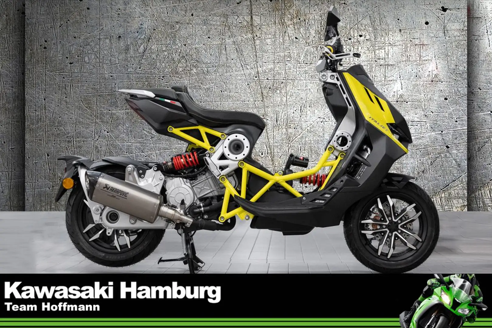 Italjet Dragster 125 ABS AKRAPOVIC, Aktionspreis Żółty - 1