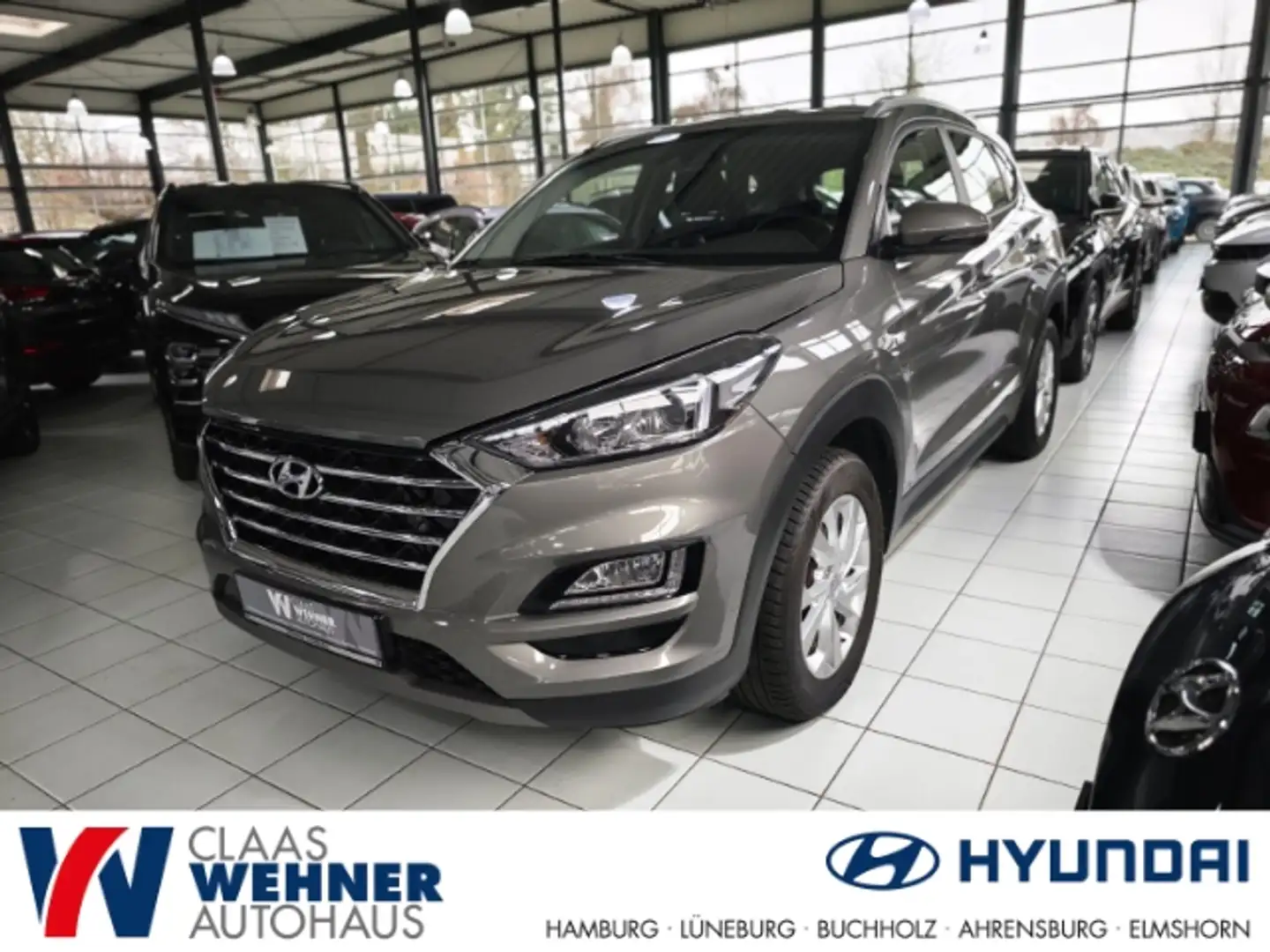 Hyundai TUCSON Hyundai Tucson 1,6 CRDI mild Hybrid Trend 2WD Navi Grau - 1