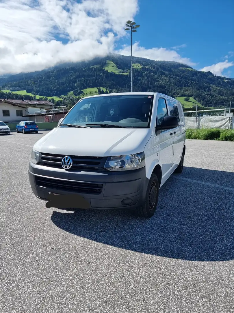 Volkswagen T5 Transporter Doka-Kastenwagen 2,0 TDI Allrad 140PS Weiß - 1
