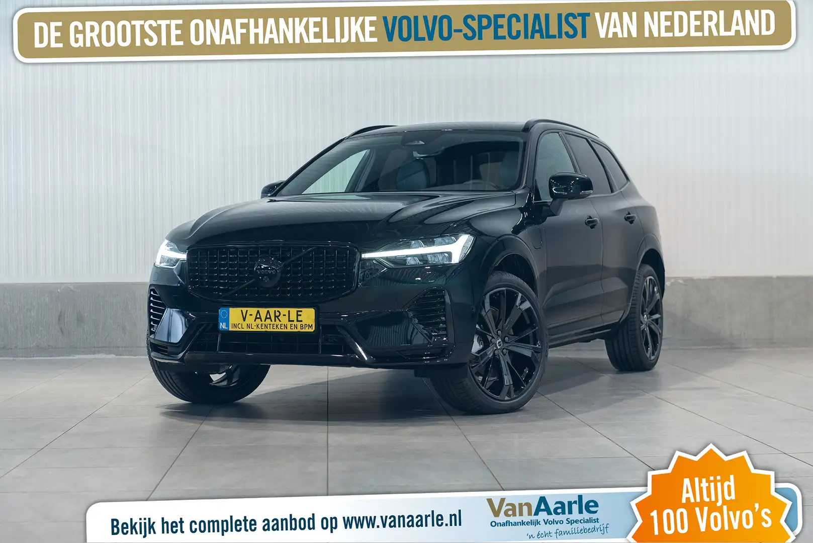 Volvo XC60 T6 Aut. LongRange Black Edition Plus Full Option 3 Zwart - 1
