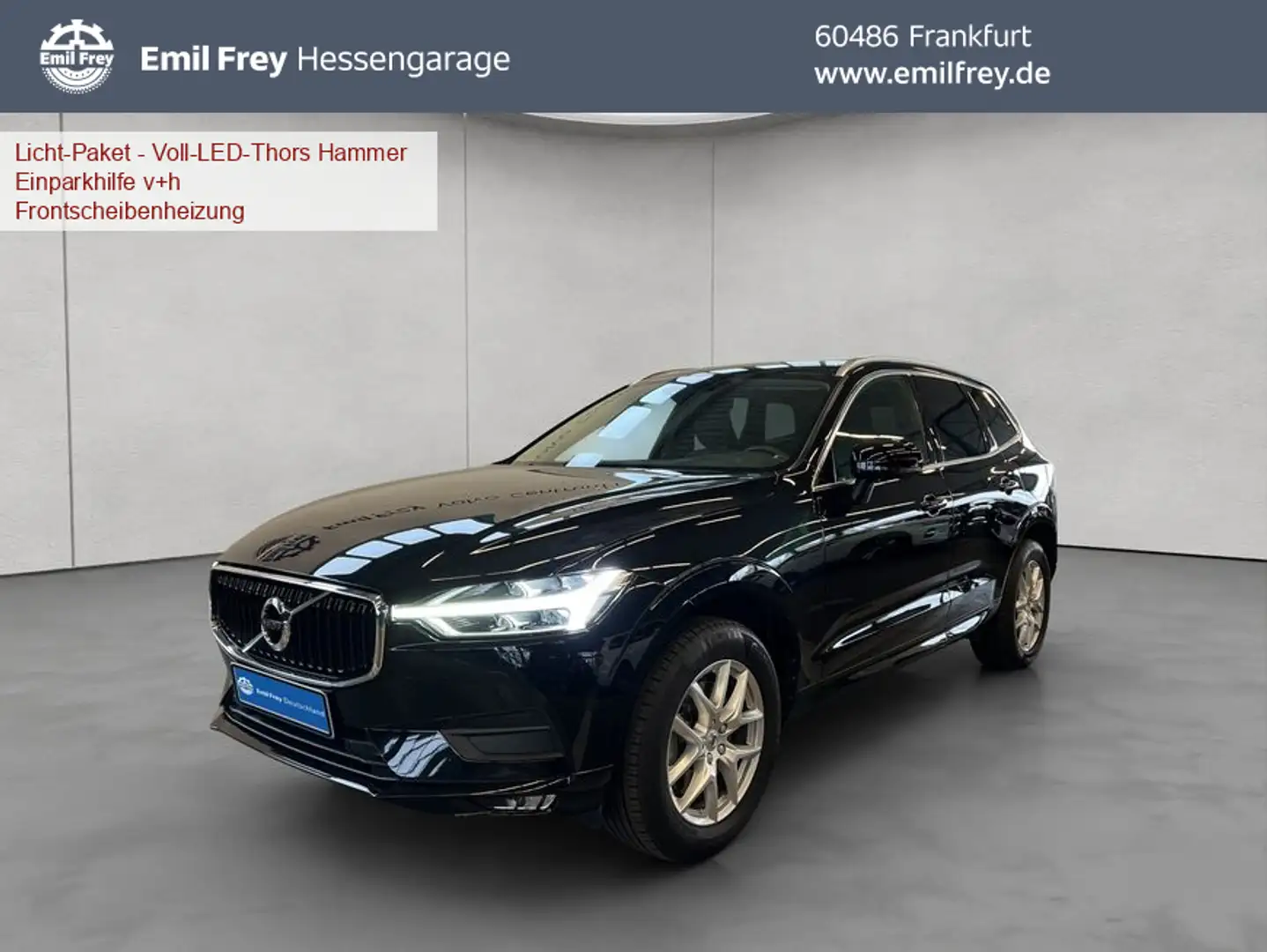 Volvo XC60 XC60 T5 Momentum-Pro Aut Leder Navi Voll-LED Kamer Schwarz - 1