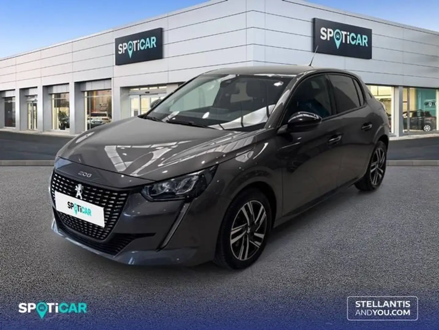 Peugeot 208 BlueHDi 73kW (100CV) Allure Gris - 1