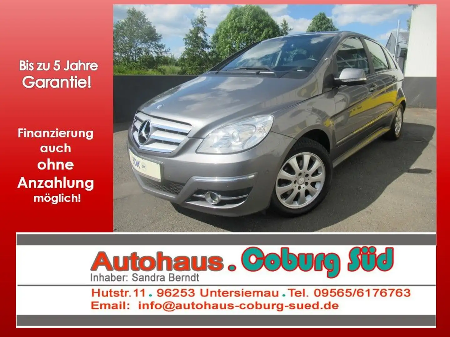 Mercedes-Benz B 200 NAVI SHZG ALU KLIMA Grau - 1