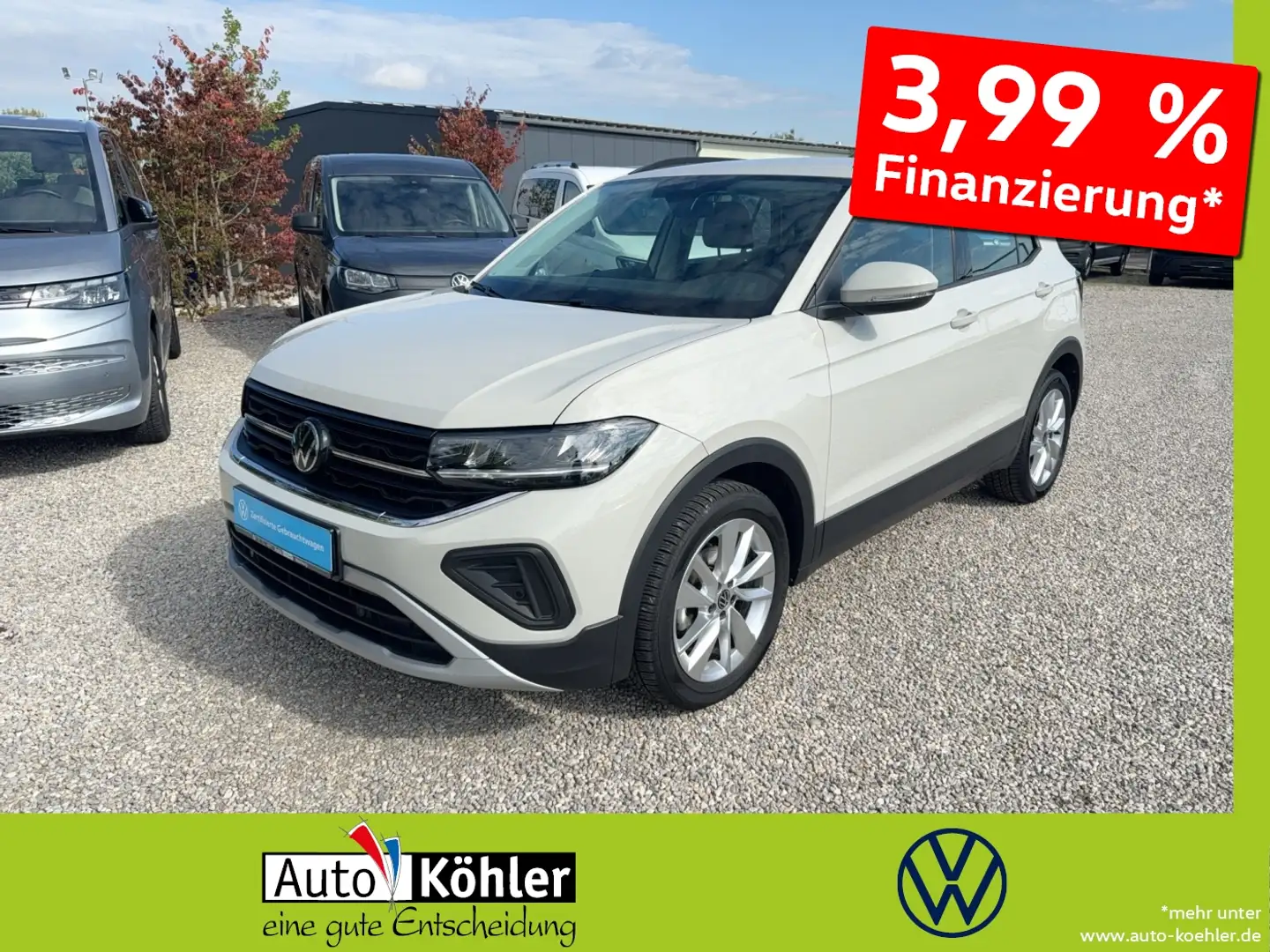 Volkswagen T-Cross Life TSi CarPlay+ACC+AHK+LED+Navi+Virt Grau - 1