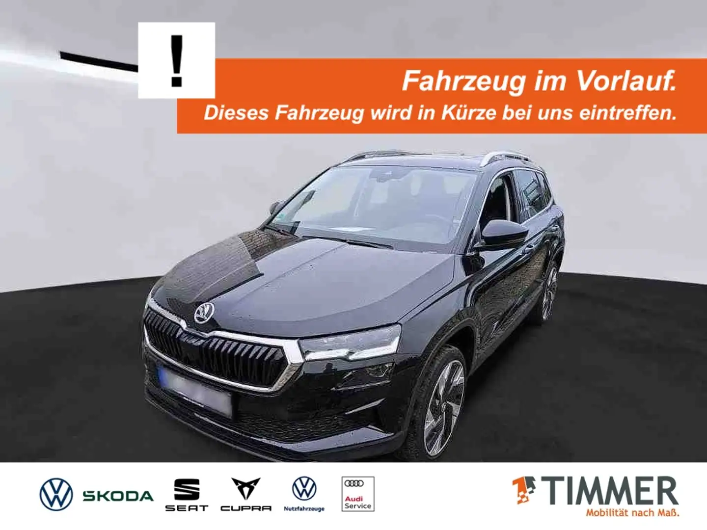 Skoda Karoq 2.0 TDI DSG STYLE *AHK *PANO *MATRIX *ACC *VIRTUA Zwart - 1