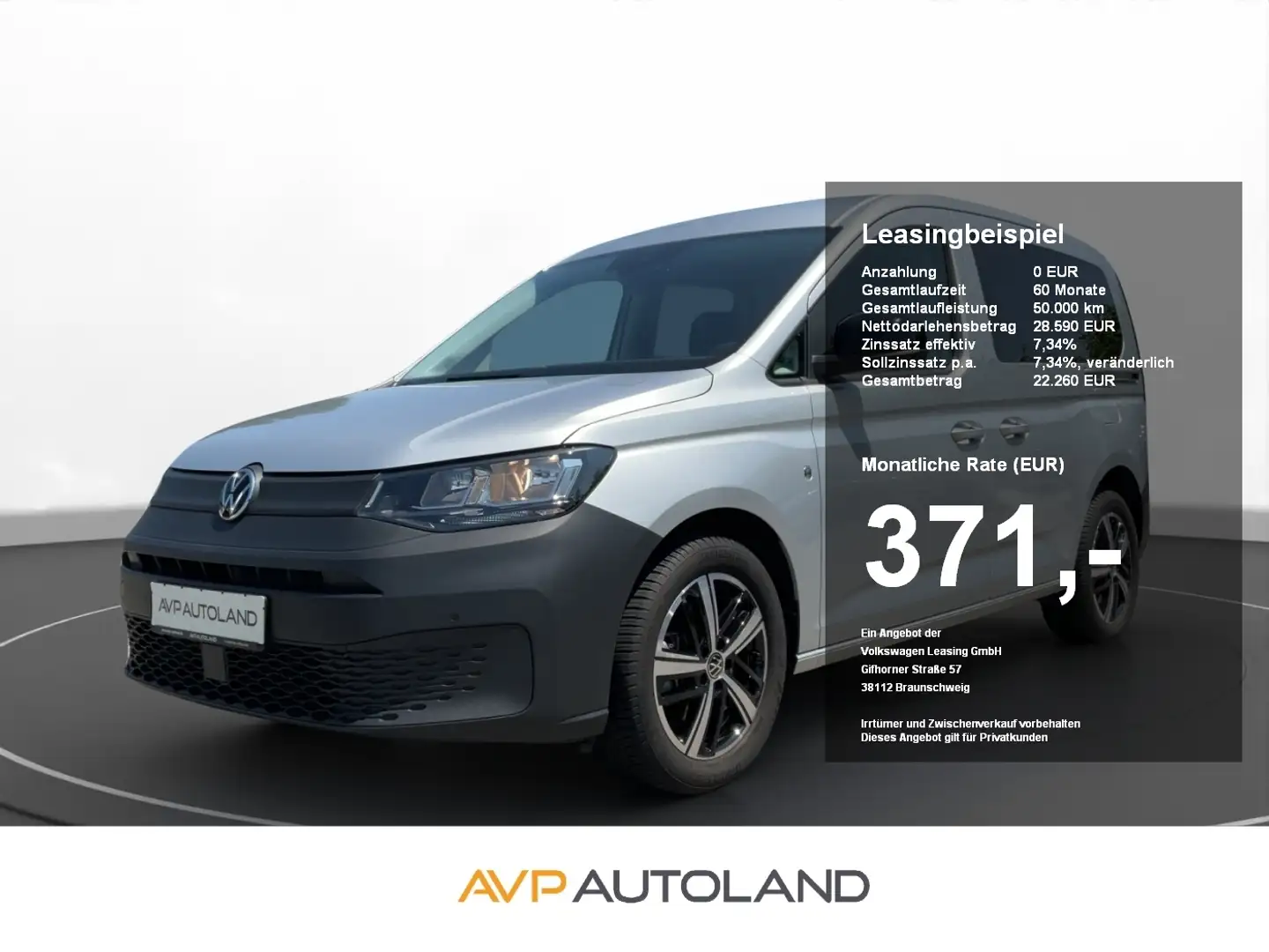 Volkswagen Caddy Kombi 1.5 TSI | NAVI | AHK | KAMERA | PDC Argent - 1