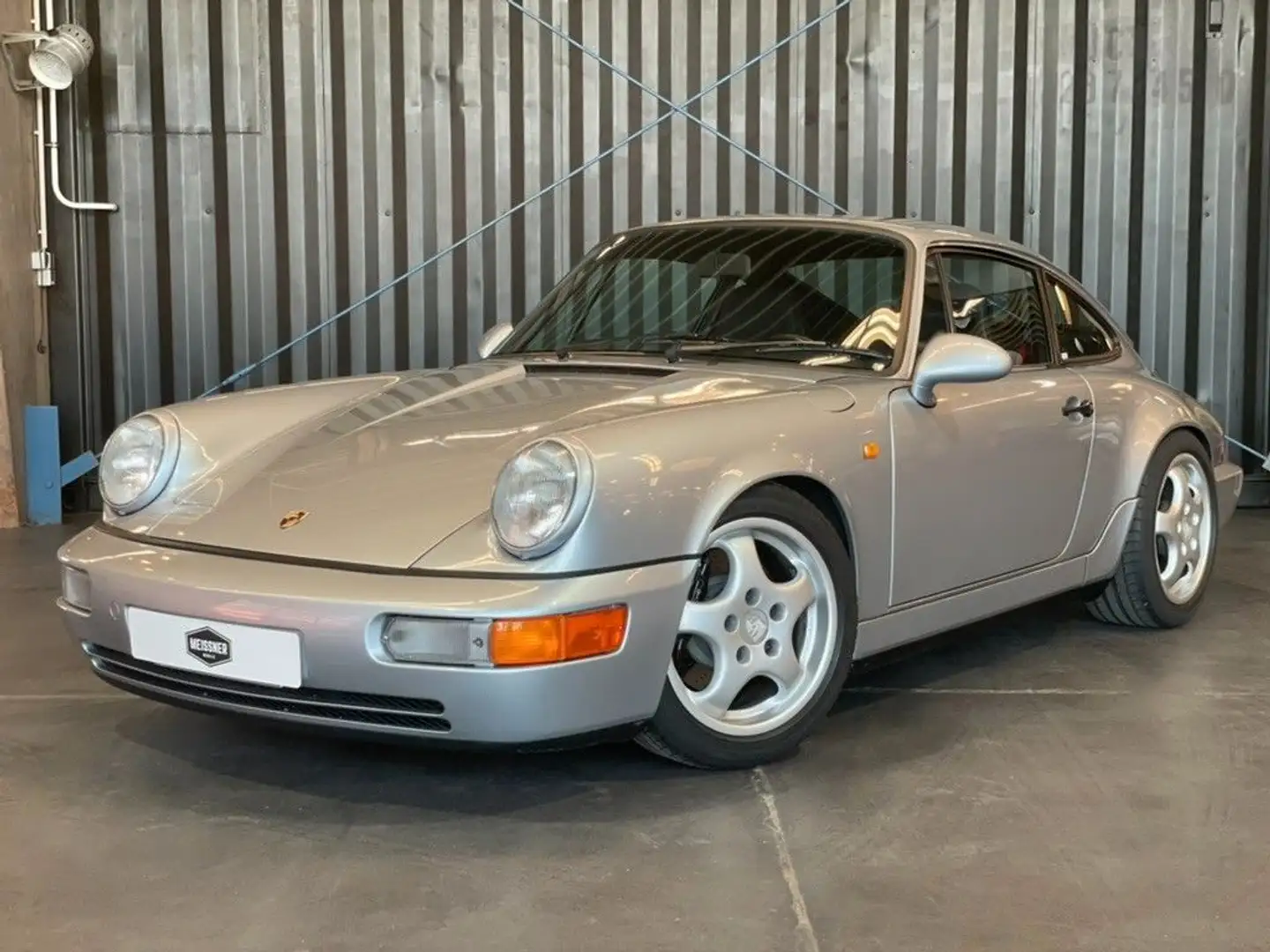 Porsche 911 964 RS (BRD/Historie/Unfallfrei/Scheckheft) Ezüst - 1