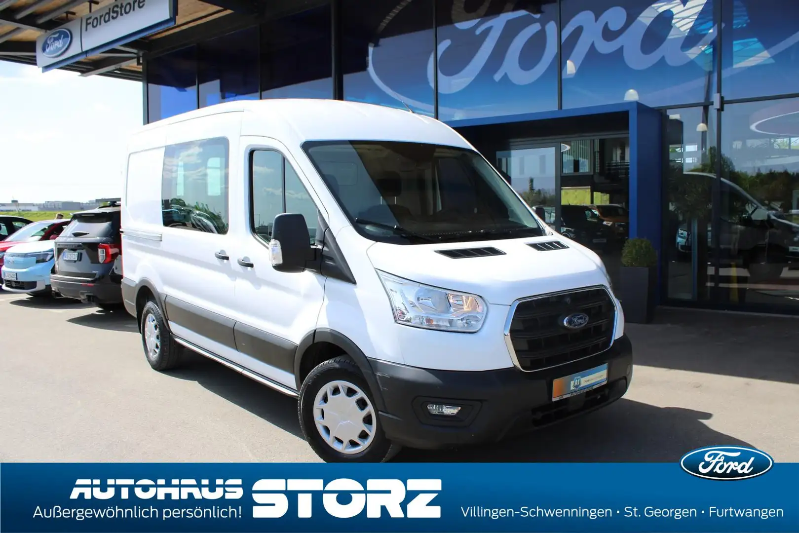 Ford Transit Kasten 350 L2 Trend FWD SICHT PAKET|BEHEIZBARE HEC Weiß - 1