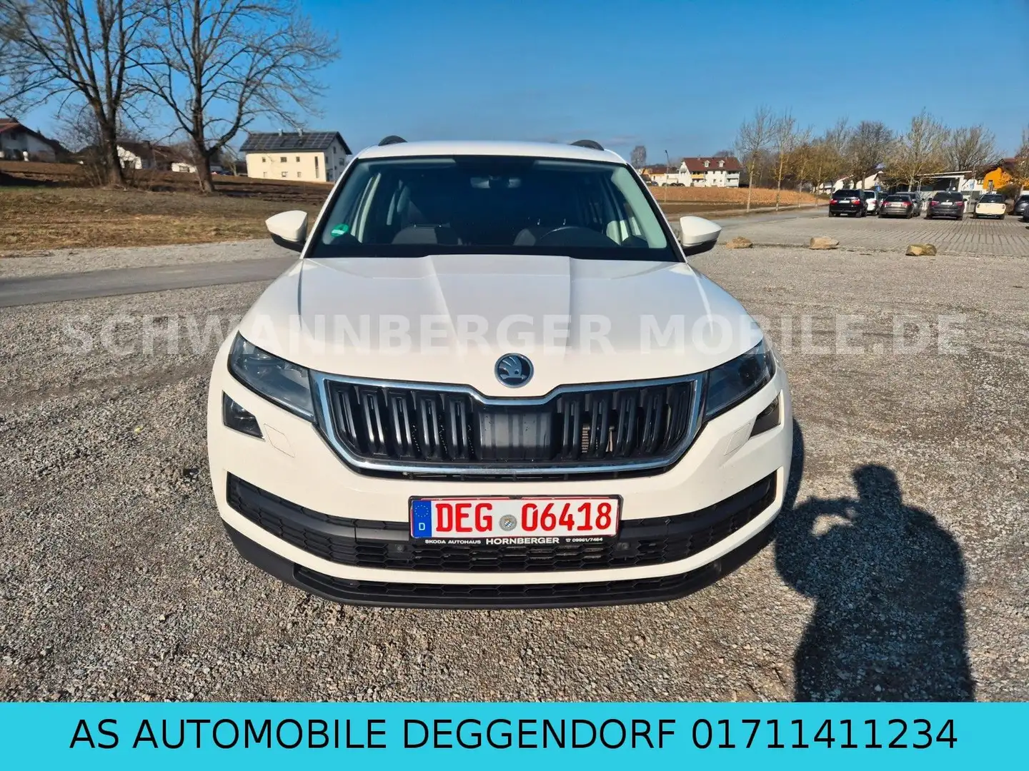 Skoda Kodiaq Ambition 4x4-DSG-7.SITZER-AHK-NAVI-PDC Wit - 1