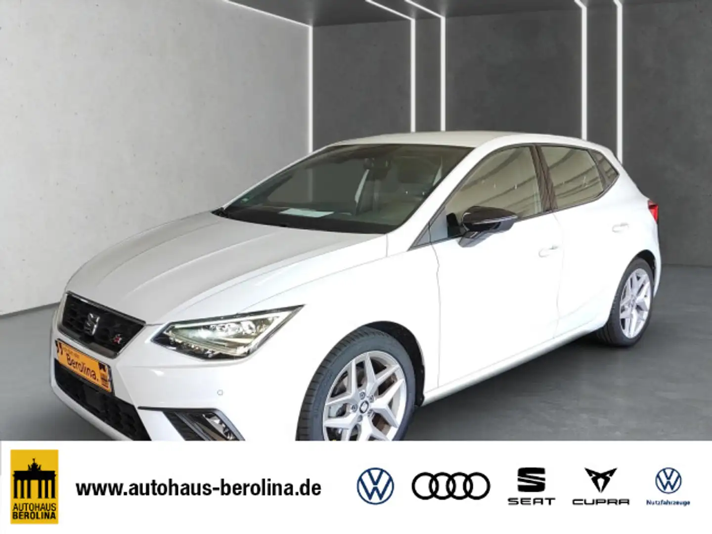 SEAT Ibiza 1.0 TSI FR DSG *BEATS*Vision+*NAV*LED*ACC* Weiß - 1