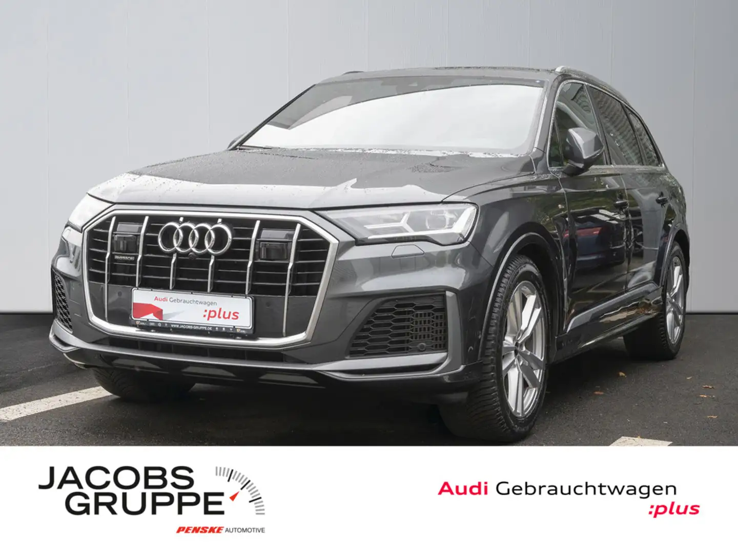Audi Q7 55 TFSI quattro S line Sport AHK, Pano, B& Grau - 1