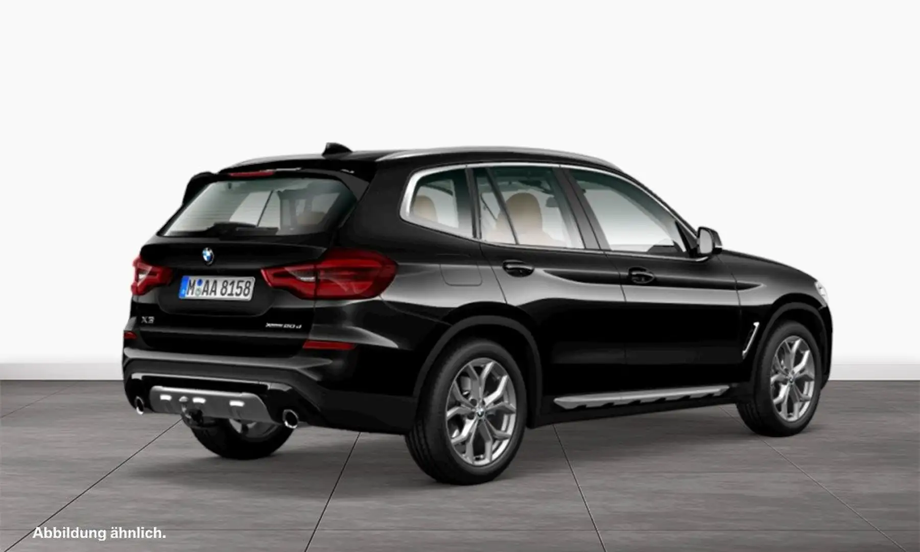 BMW X3 xDrive20d A,X Line,AHK,HeadUpDisplay,Panoramadach, Schwarz - 2
