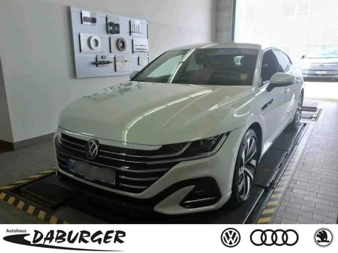 Volkswagen Arteon Shootingbrake 1.4 TSI R-Line eHybrid AHK Klima Weiß - 1