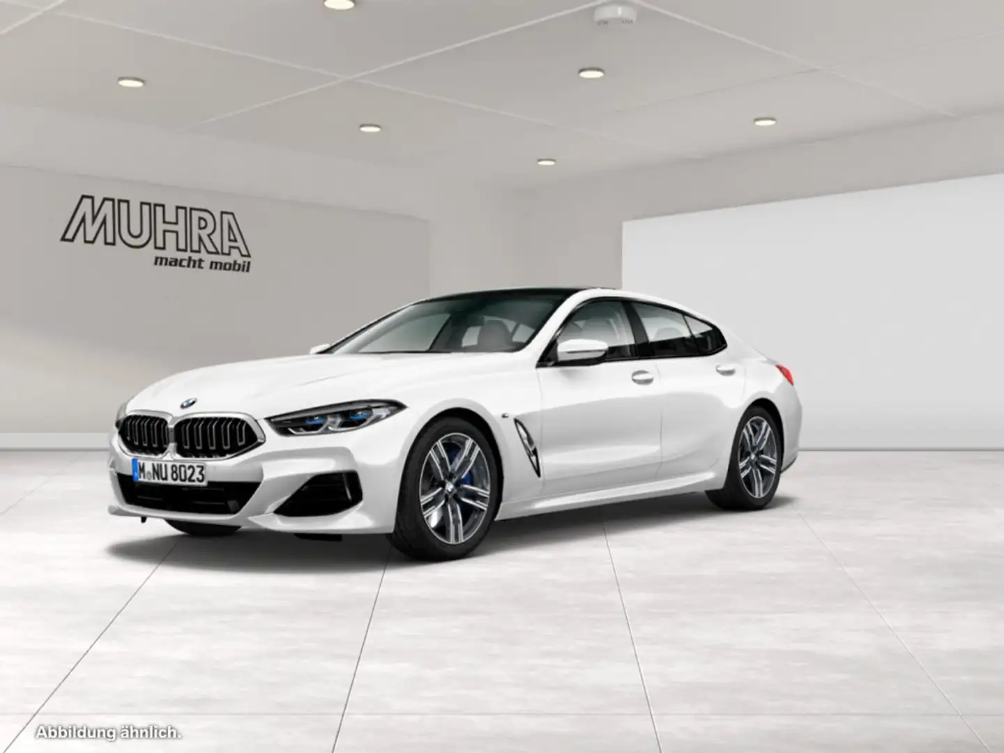 BMW 840 i xDrive Gran Coupé M Sport Pano DA Prof. PA+ HUD Weiß - 2