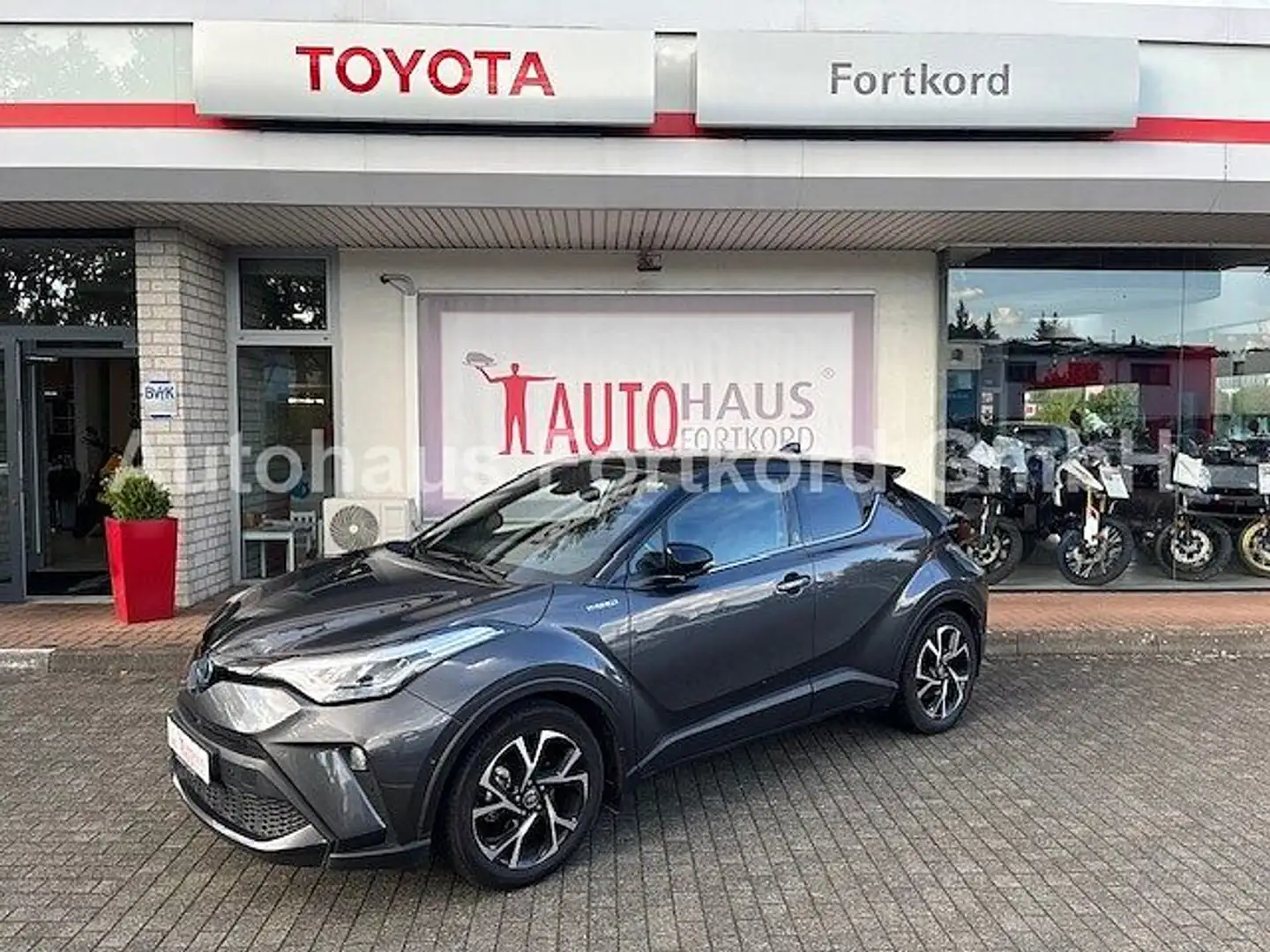 Toyota C-HR Hybrid 2.0 Team Deutschland - LED, SZ, Navi, IPC Grau - 1