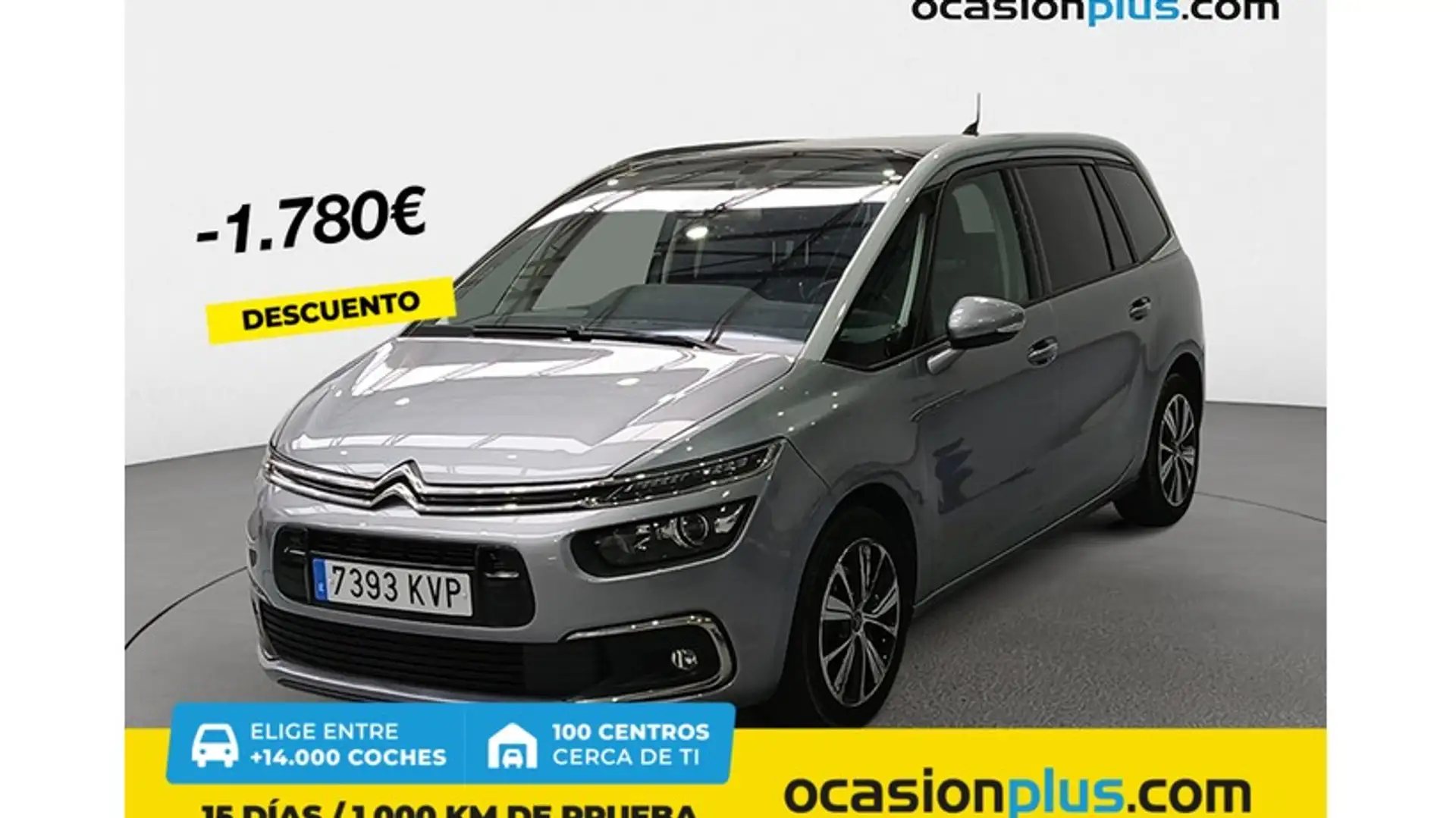 Citroen C4 Grand Spacetourer 2.0BlueHDI S&S Shine EAT8 160 Gris - 1