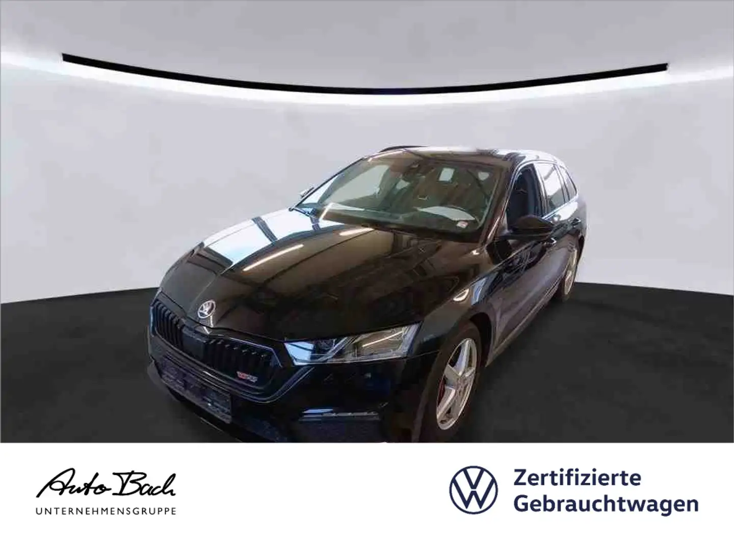 Skoda Octavia Combi RS 2.0 TSI Navi LED HuD GRA EPH DA Noir - 1